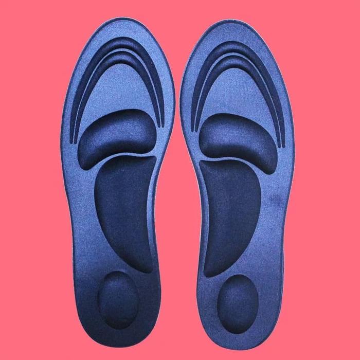 SOL DALAM SEPATU 4D CUSHION PAD SPORT HEELS ANTI KAPALAN NYERI HITAM