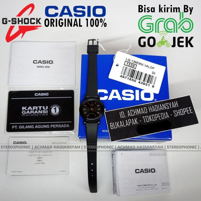 ORIGINAL Jam CASIO Women LQ-139EMV-1ALDF - LQ139-1ALDF LQ139EMV 1ALDF