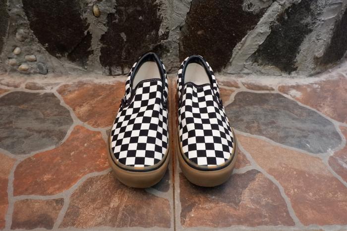Vans slip on gum checkerboard japan market