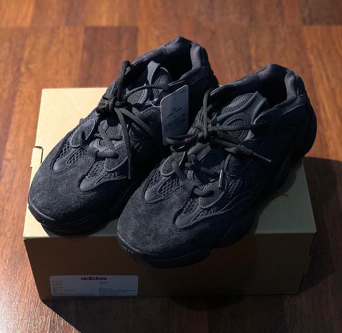 Adidas YEEZY 500 blush UTILITY BLACK - triple black | 100% original