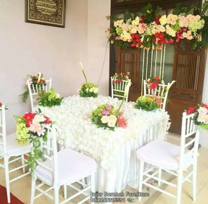 Kursi Akad Pernikahan Pelaminan Pengantin Tifany Jujur Barokah