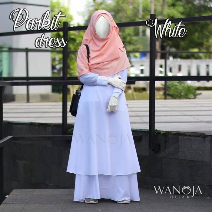 Wanoja Parkit Dress Gamis Syari Busui Ori by WANOJA HIJAB- Dress