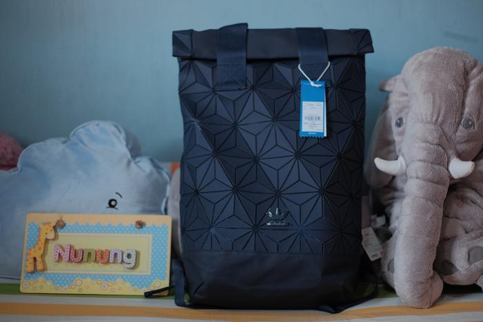 Ready Stock Adidas Issey Miyake 3D Roll Up Backpack Bao Bao Original