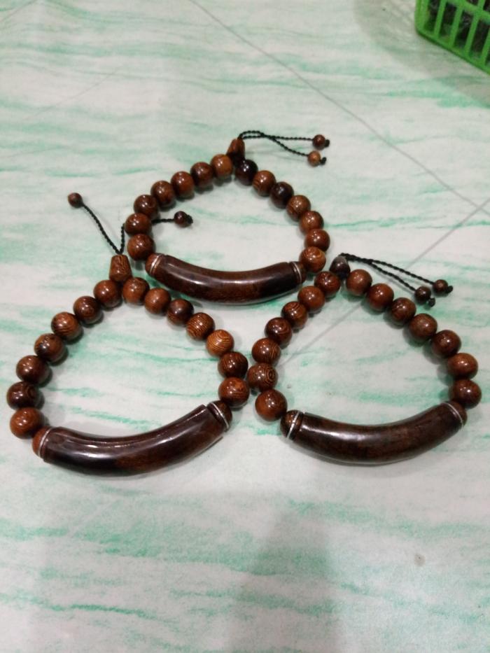 Gelang cemeti ali kayu johar khas kalimantan