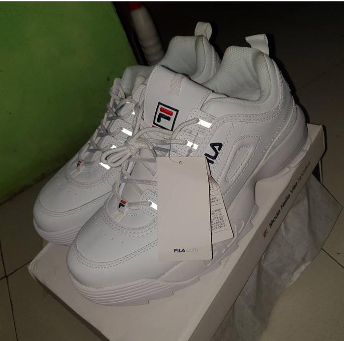 Fila Disruptor II All White, All Black BNIB 100% AUTHENTIC ORIGINAL