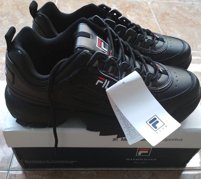 Fila Disruptor II All White, All Black BNIB 100% ORIGINAL