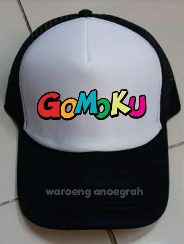 Topi Mancing Gomoku Hitam Putih