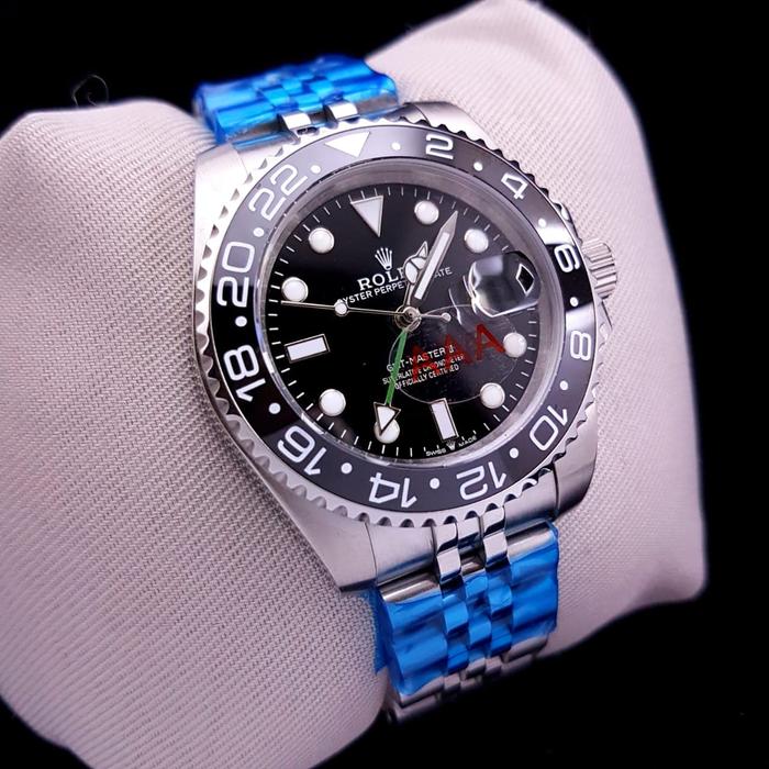 JAM TANGAN GMT MASTER ring ceramic kaca saphire mesin miyota otomatis