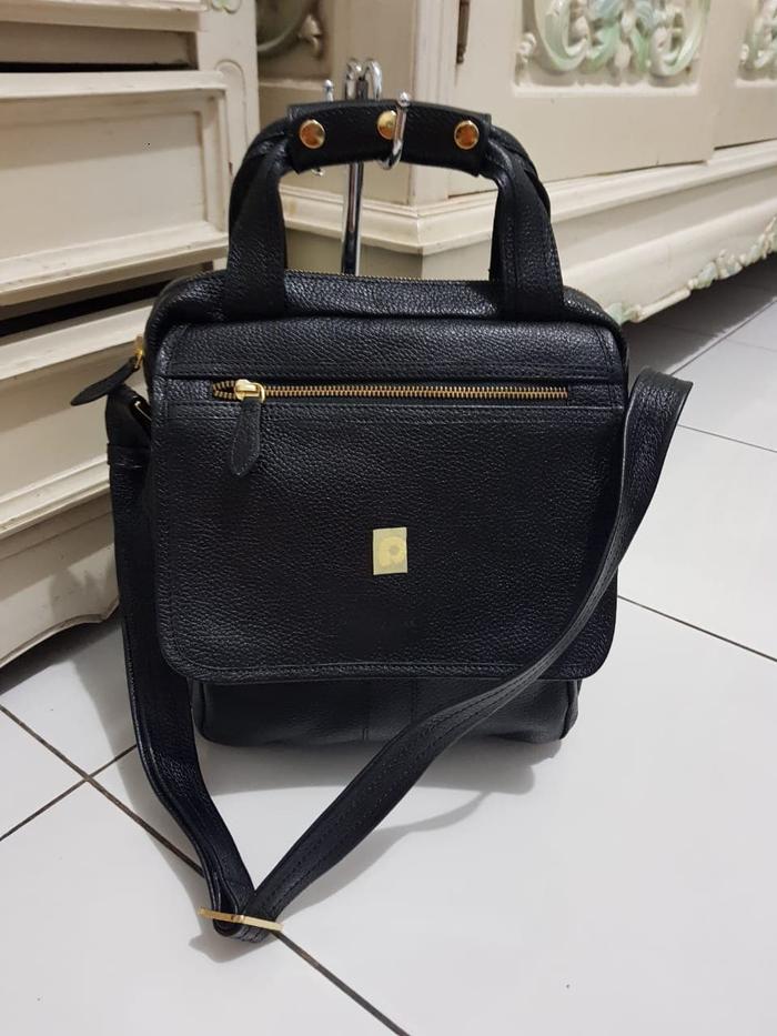 Tas Kulit Papillon Original K2979 Hitam Cowok Pria