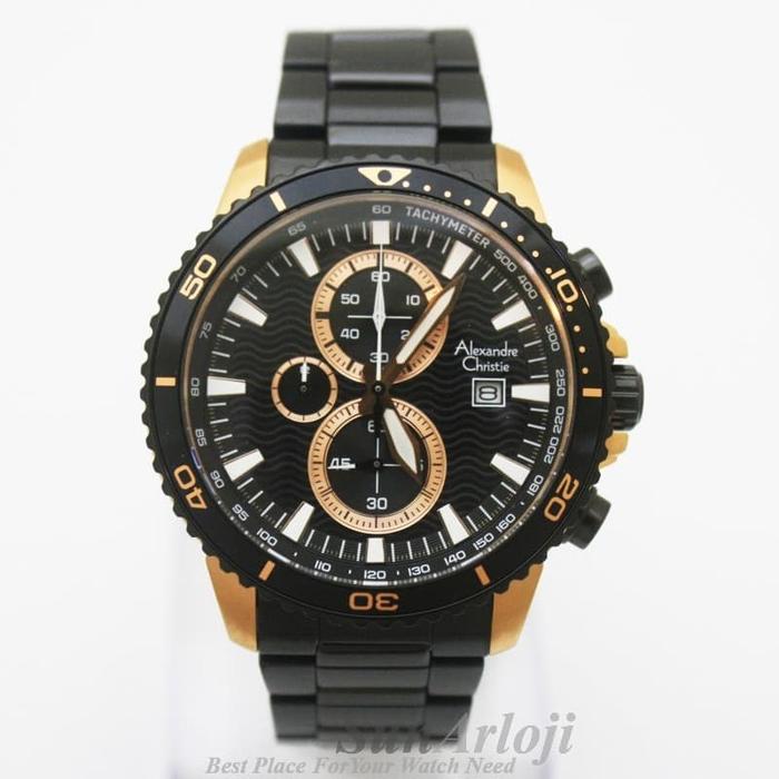 Alexandre Christie AC 6482 MC BLK GOLD