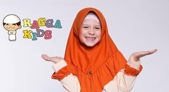 (2-12 tahun) RGA Merah Bata Jilbab Anak Raggakids Khimar Aisyah Daily