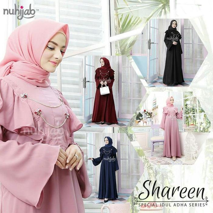 GAMIS PESTA - NUHIJAB DRESS SHIREEN PREMIUM - ORIGINAL BRANDED