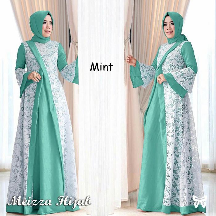 Gamis Meizza Hijab Brukat