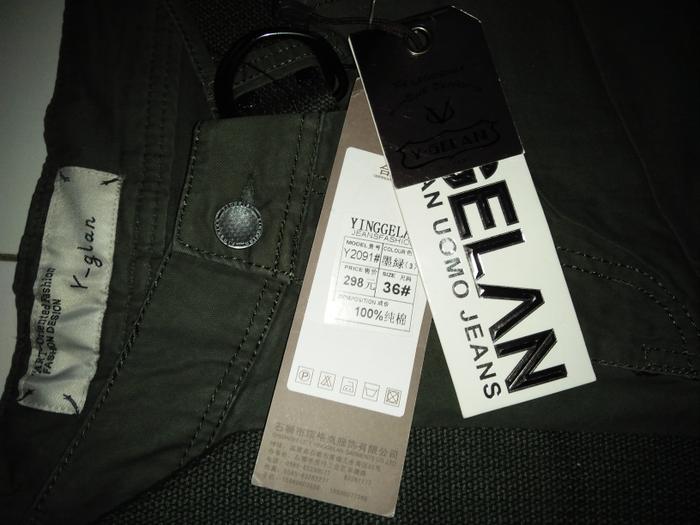 Celana cargo import original merk Y-glan