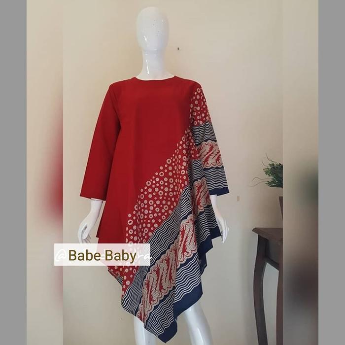 Tunik Batik Asimetris Menir