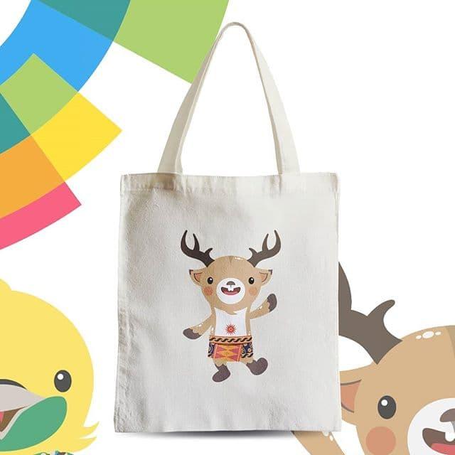Tote Bag / Tas Jinjing / Tas Belanja  Asian Games 2018 / Mascot Atung