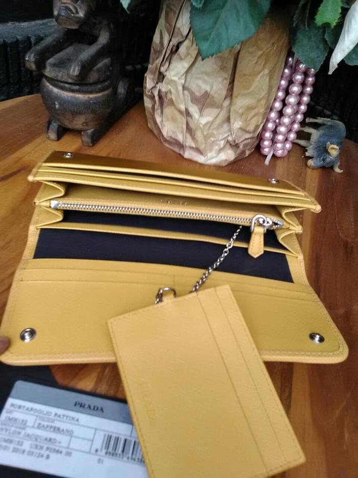 Prada nylon wallet
