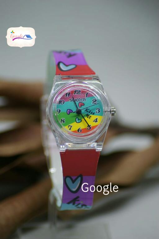 Jam tangan wanita dan anak-anak swatch Karakter
