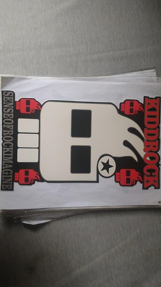 STICKER 33x26cm KIDDROCK