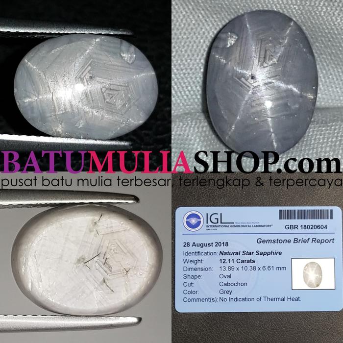 Natural Star Sapphire 12.11 cts
