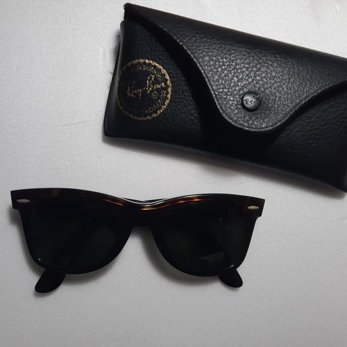 Kacamata Original Rayban wayfarer black & tortoise by bausch &Lomb USA