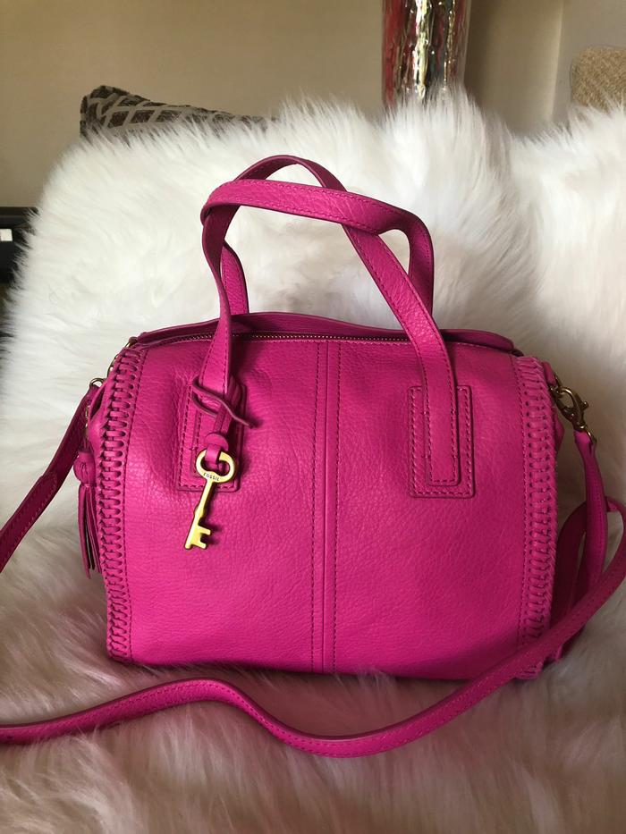 Fossil Fosil Emma Hotpink Bag Selempang