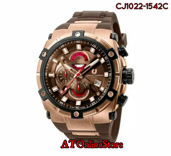 Jam Tangan Pria Chrono Charles Jourdan CJ1022-1542 Original