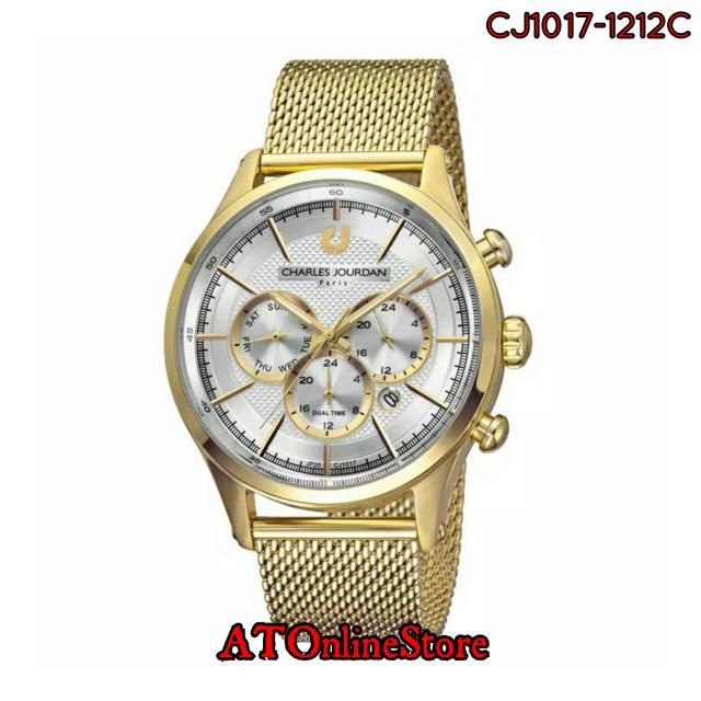 Jam Tangan Pria Chrono Charles Jourdan CJ1017-1212C Original