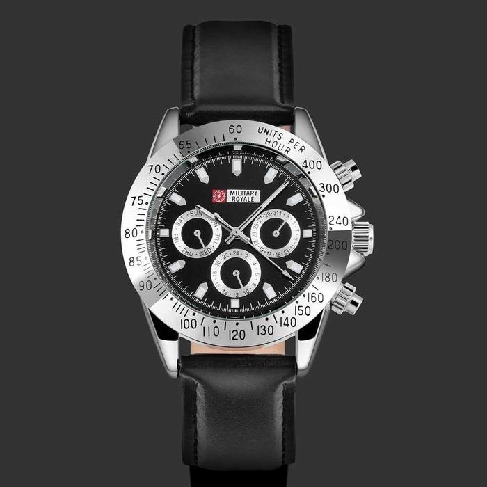 Military Royale Jam Tangan Mekanikal Analog Pria - MR151 - Hitam