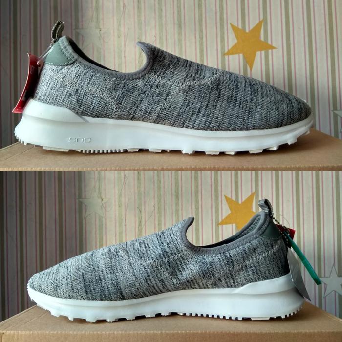Sepatu casual Piero Ventura knit grey white P20329 original