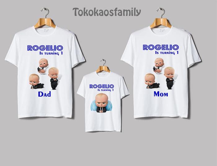 kaos boss Baby / kaos couple / Baby boss / ultah
