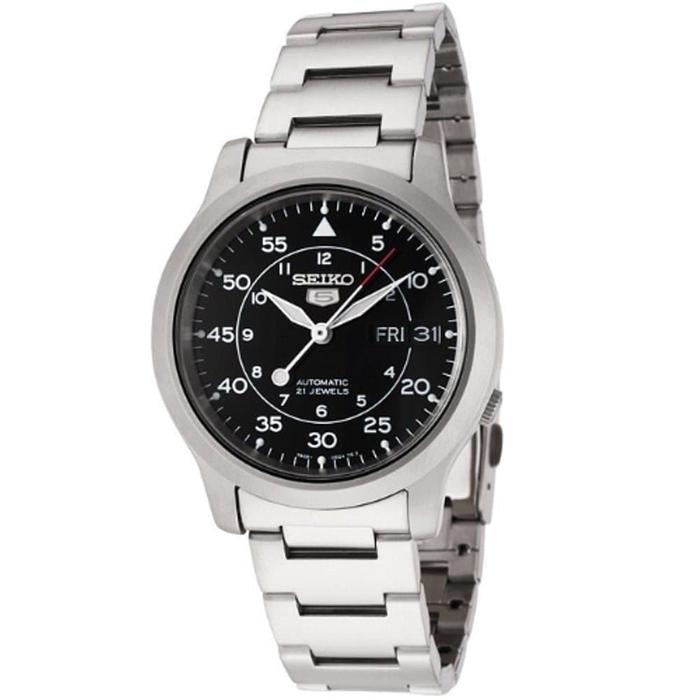 Seiko 5 SNK809K1 Automatic 21 Jewels Black Military Original