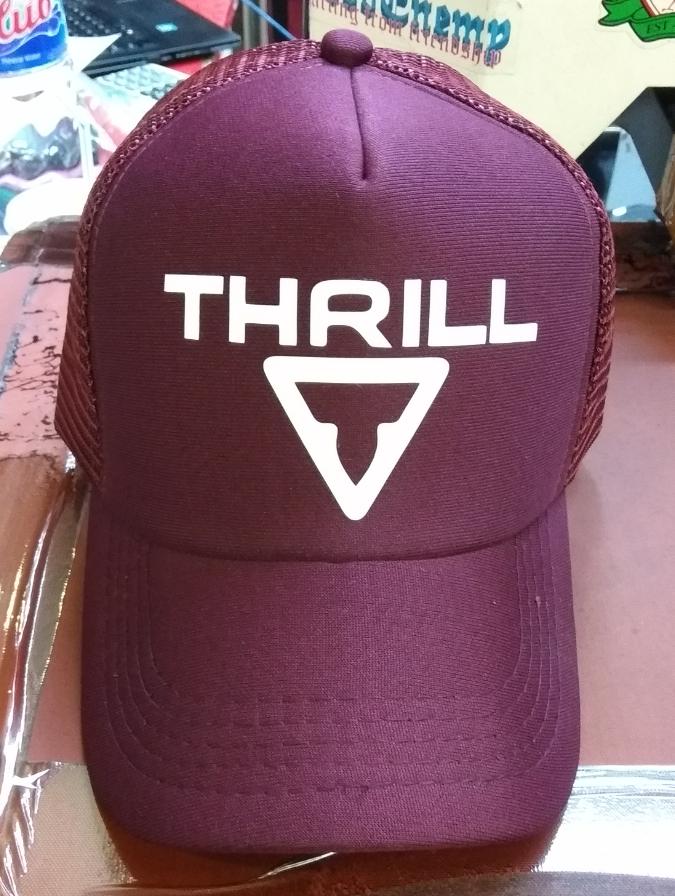 Topi Jaring Trucker Sepeda Thrill Marun