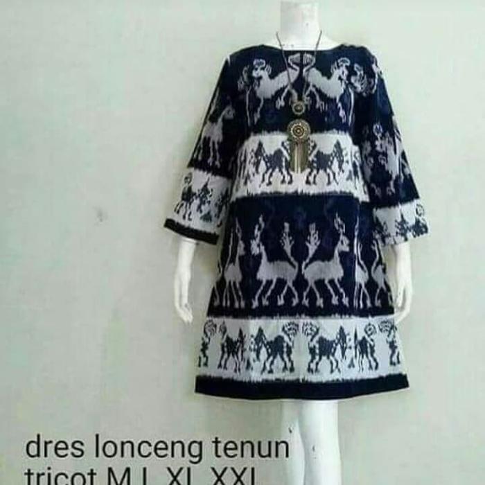 DRESS WANITA DRESS BATIK DRESS TENUN SUMBAWA