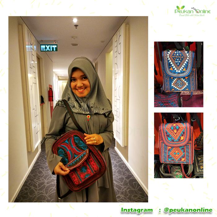 Tas Ransel Kerucut Aceh / Tas Aceh / Tas Ransel Bordir Aceh