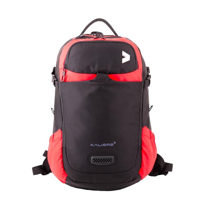 Promo FO - Tas Backpack Kalibre Quadro 02 20L - Black Red Hitam Merah