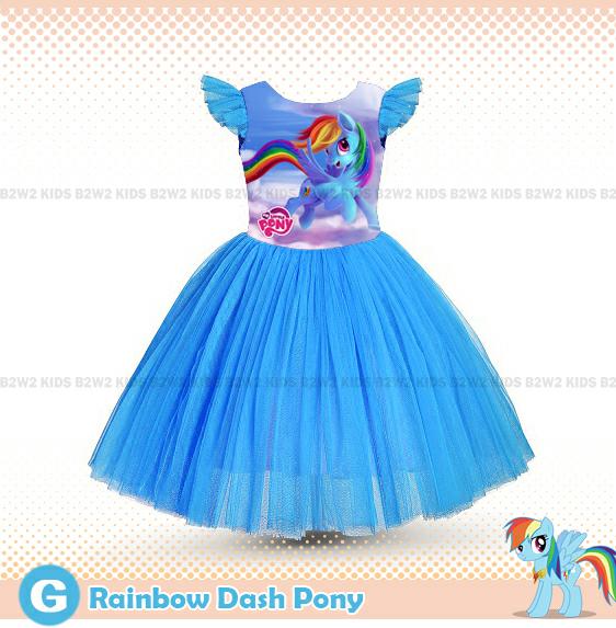 Dress rainbow dash size 95-140