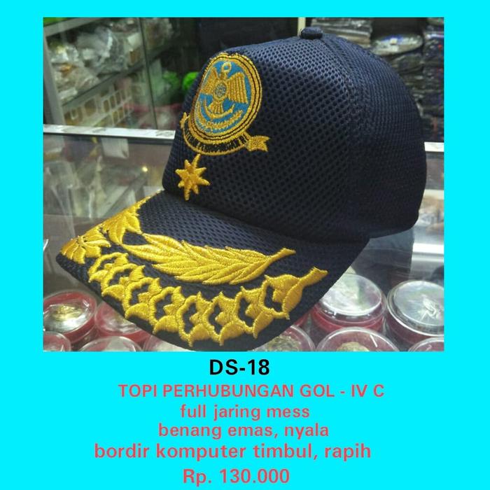 topi perhubungan golongan 4 c / topi dishub golongan 4 c / kemenhub