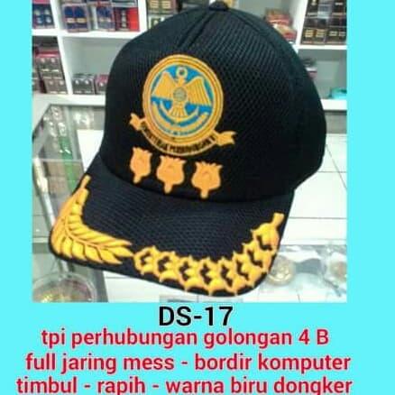 topi perhubungan golongan 4 b topi dishub golongan 4 b - topi kemenhub