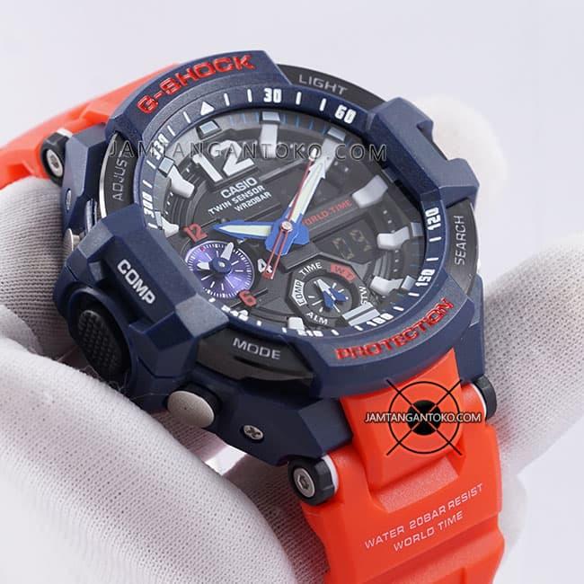 Jam CASIO G Shock GA-1100-2A Red And Blue GA1100 Original ORI BM