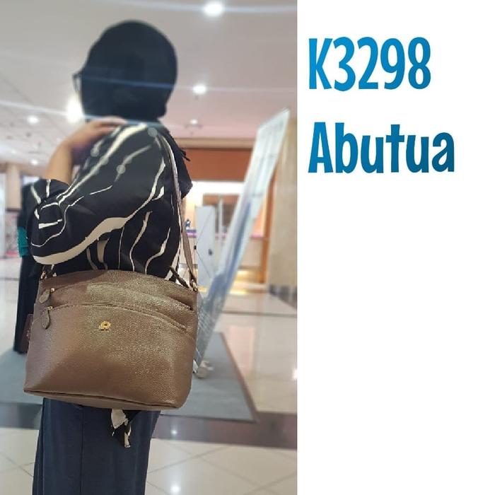 Tas Kulit Papillon Original K3298 Abu Tua