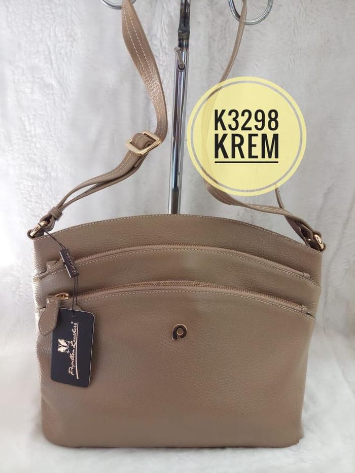 Tas Kulit Papillon Original K3298 Krem