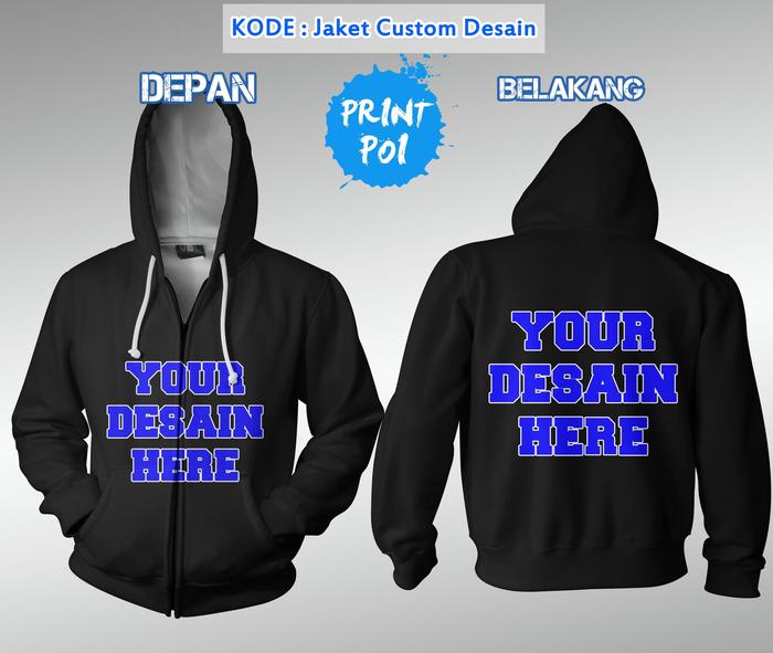 Jaket Custom Desain FullPrint [ Anime Full Print]