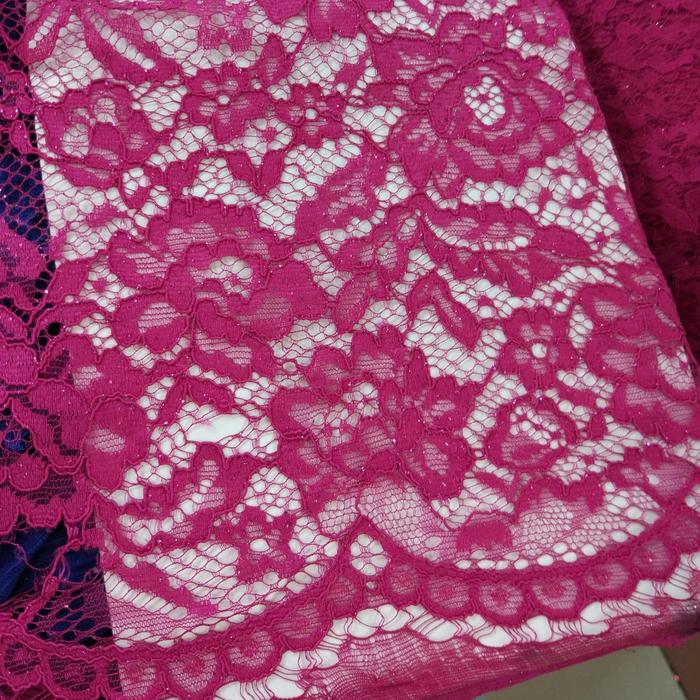 Kain.bahan Brokat Lace Victory Gliter