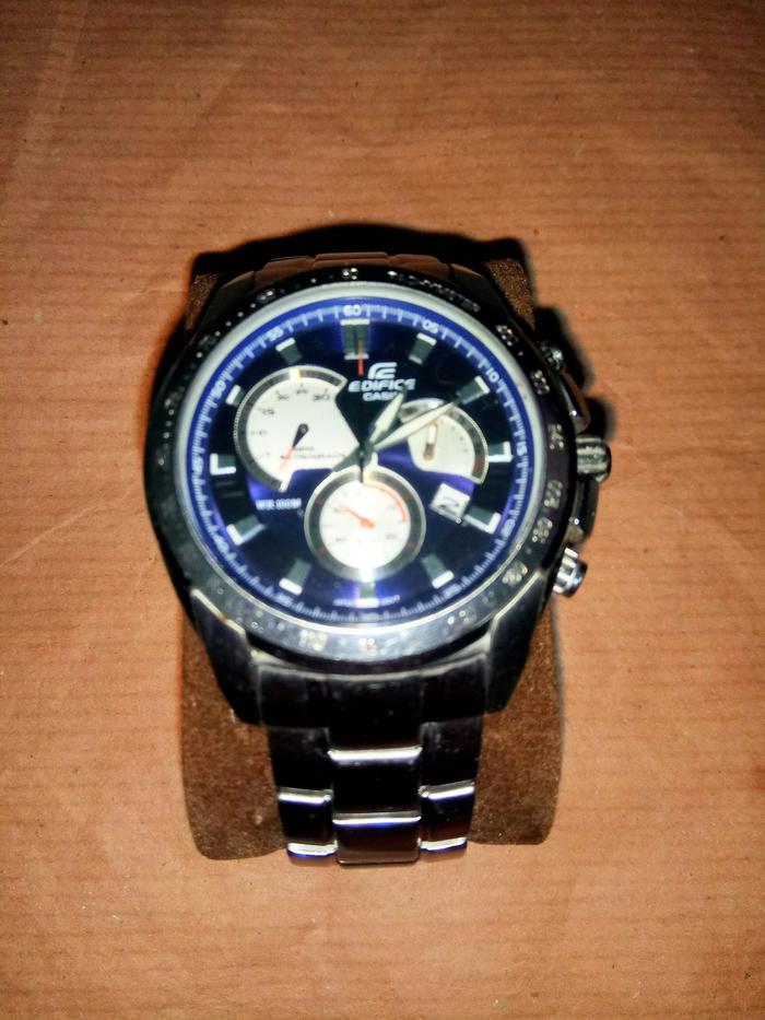 Casio Edifice EF 521 Chrono Blue Crown