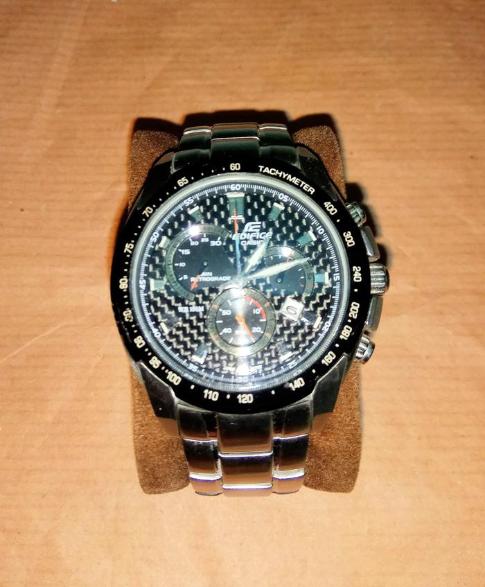 Casio Edifice EF 521 Chrono Black Crown