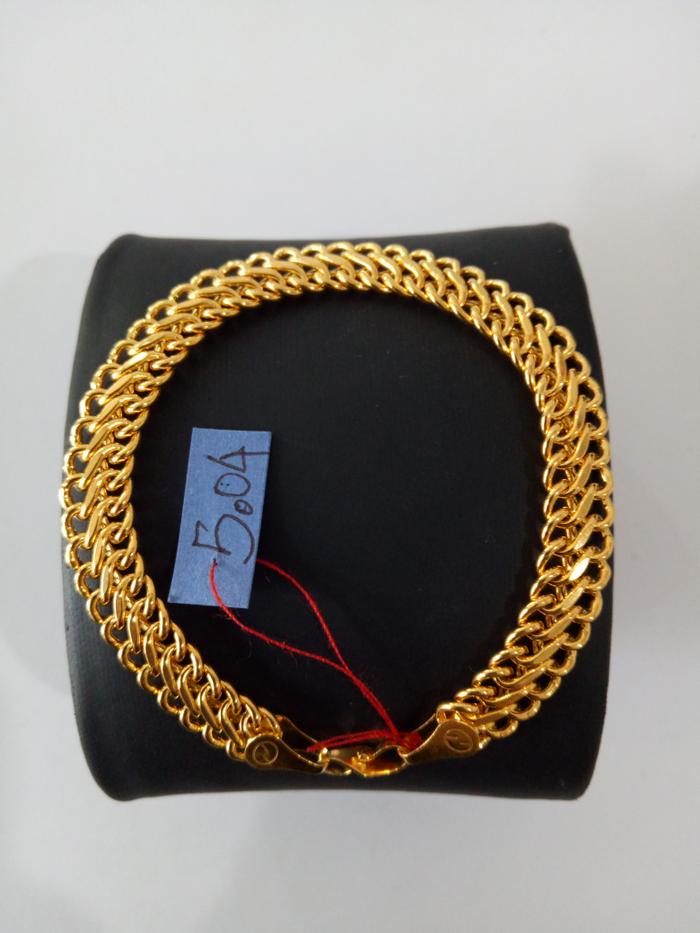 Gelang Emas Asli model Holo double chain 875
