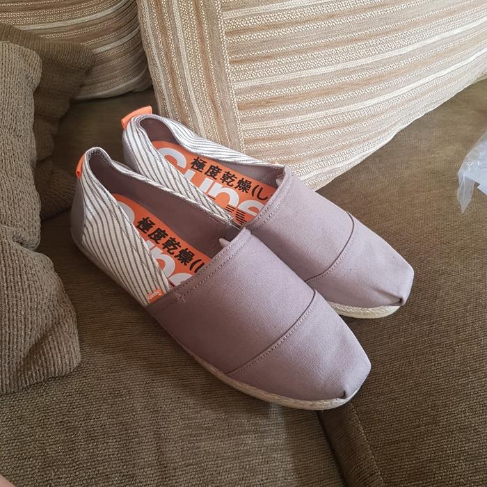 sepatu superdry slip on original bukan wakai toms vans skechers ouma