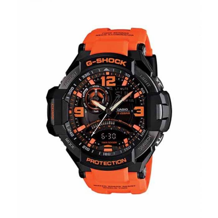 Casio G-Shock GA-1000-4ADR - Jam Tangan Pria - Orange