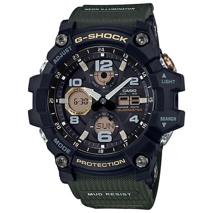 Casio G-Shock GSG-100-1A3DR - Jam Tangan Pria - Hijau Olive